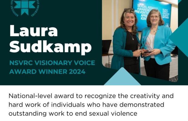 Laura Sudkamp Receives NSVRC Visionary Voice Award