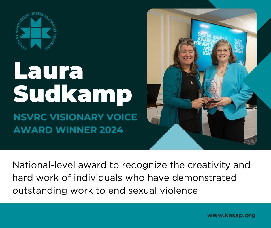 Laura Sudkamp Receives NSVRC Visionary Voice Award